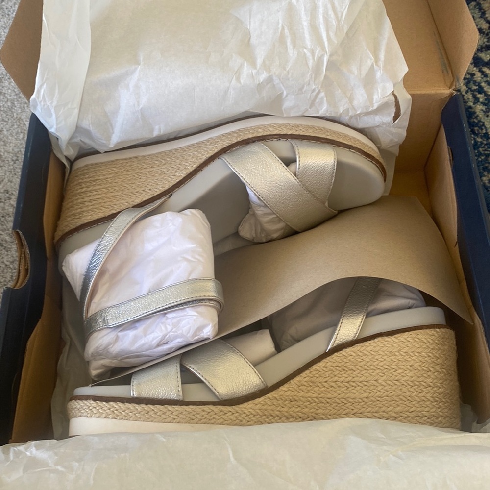 Cole Haan women’s Cloudfeel espadrille wedge